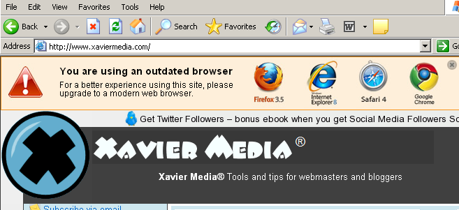 IE6 no more